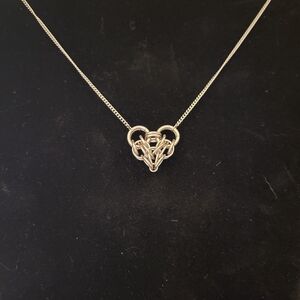 Elegant Stainless Steel Heart Necklace